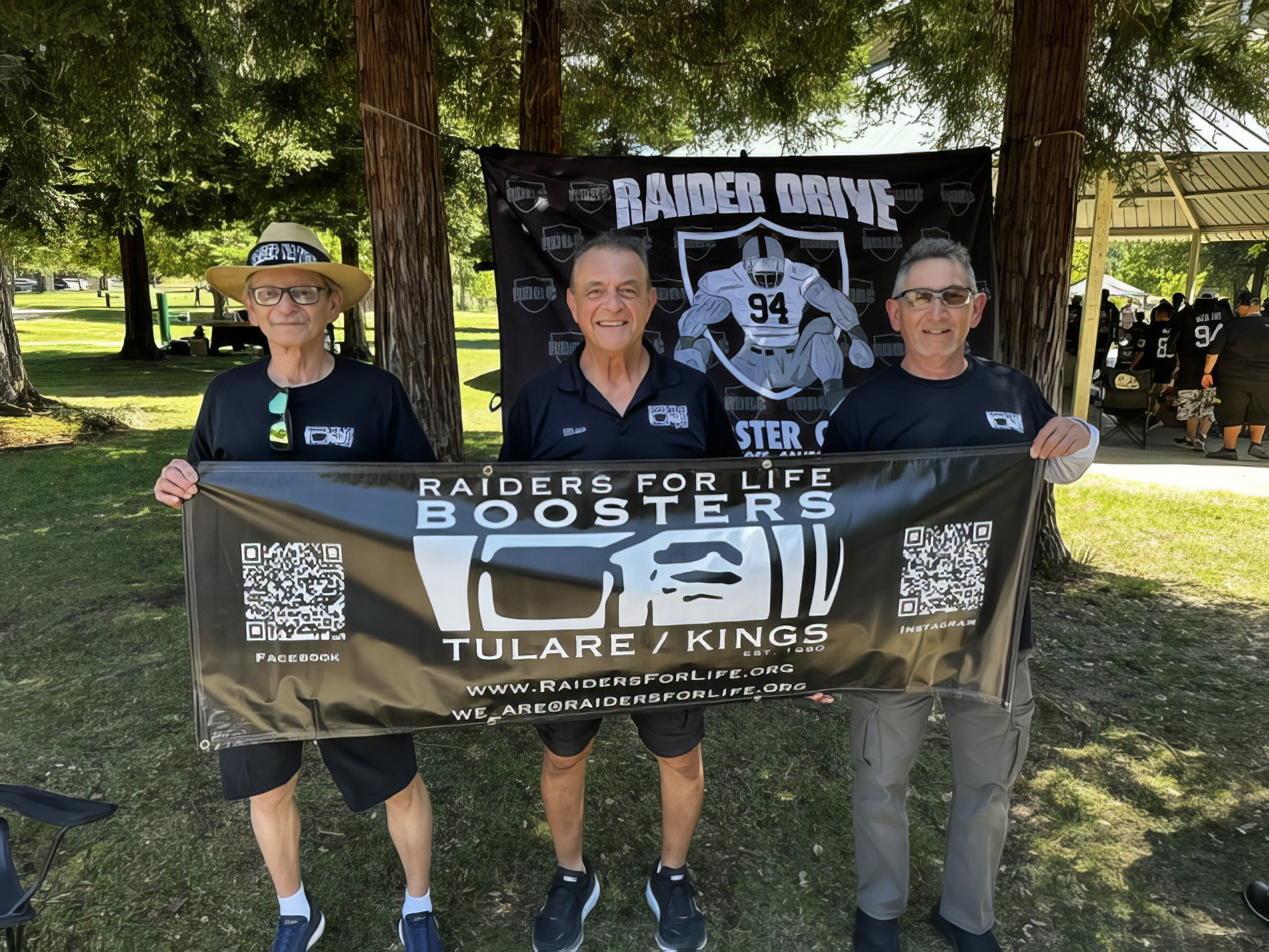 Raiders For Life Boosters at Steering Committee Tailgate Party San Jose