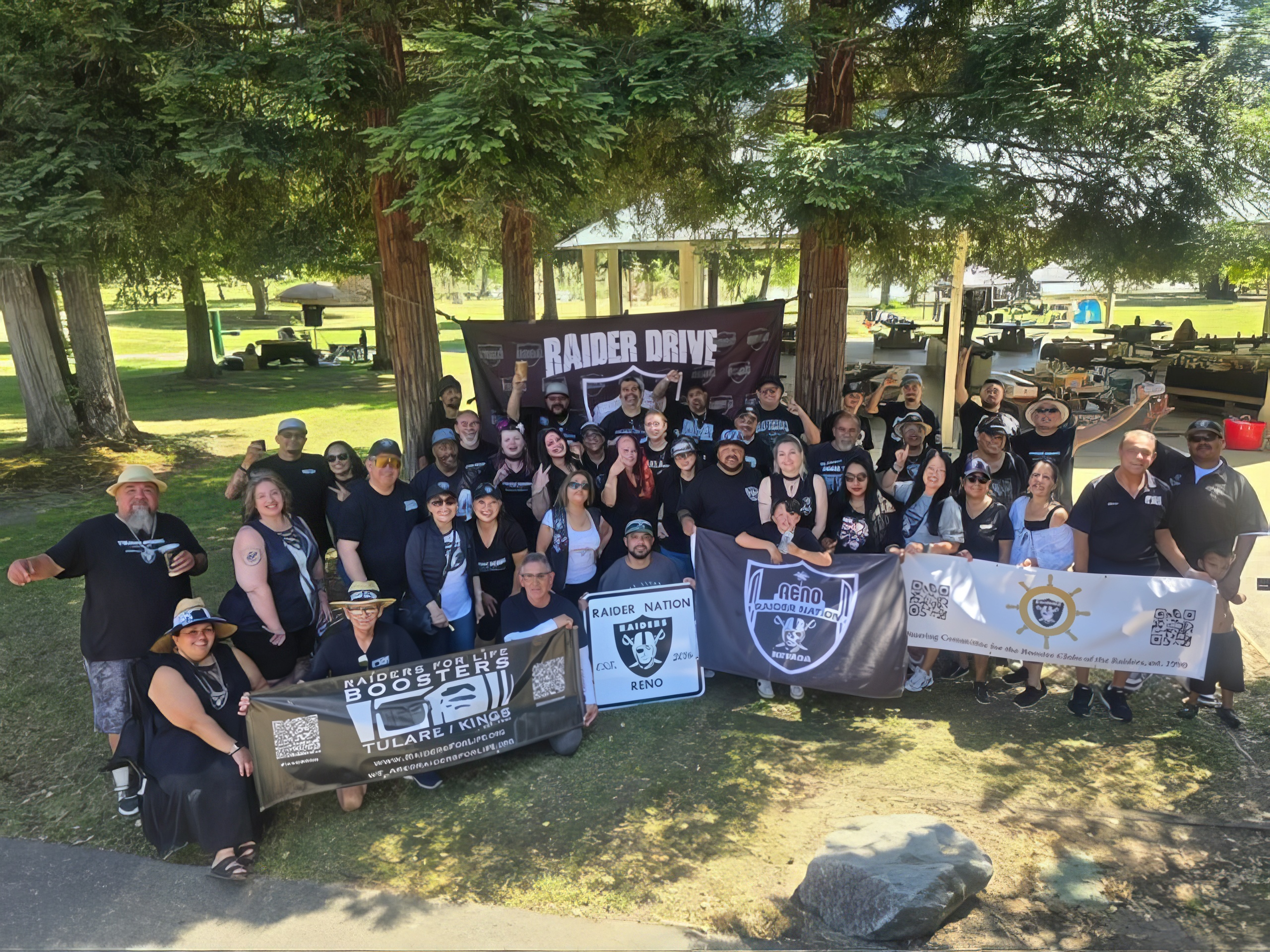 Club members at Steering Committee Tailgate Party